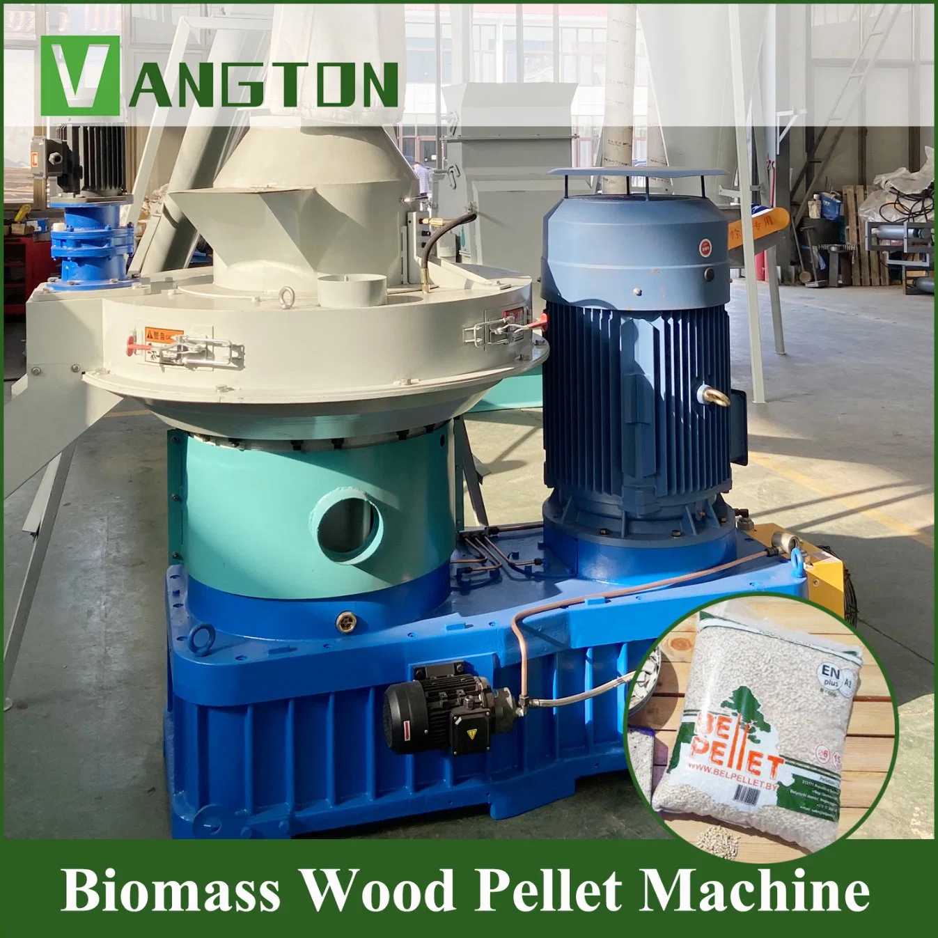 High Output Biomass Fuel Pellet Machine 560 for Rice Husk