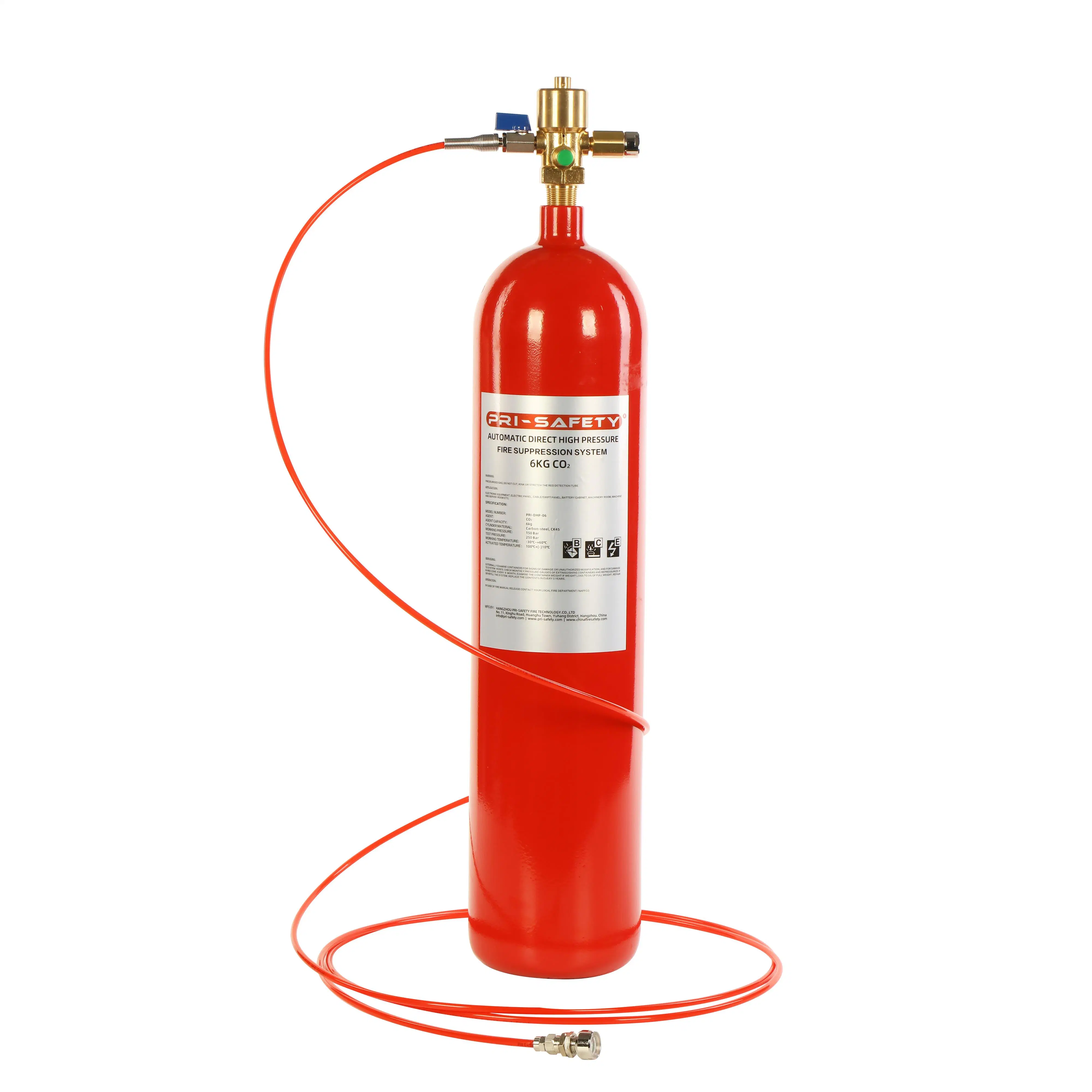 2kg 6kg 10kg Automatic CO2 Fire Extinguisher System From Factory