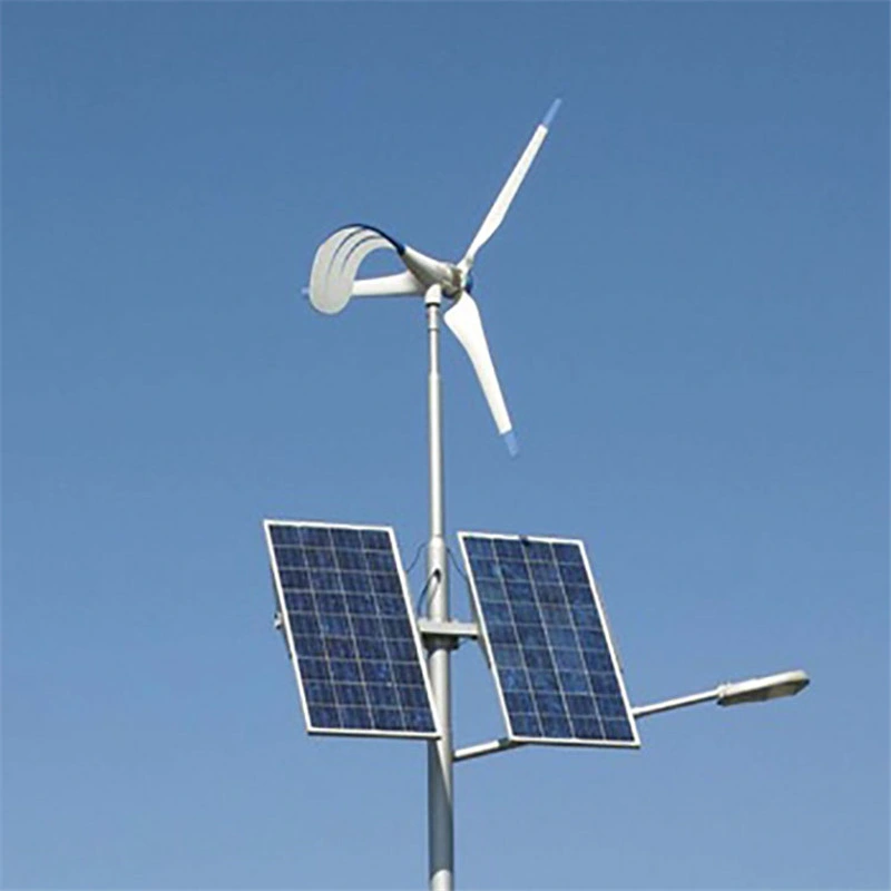 Hepu Viento de 120 W de potencia híbrido Solar Sistema de Alumbrado Público