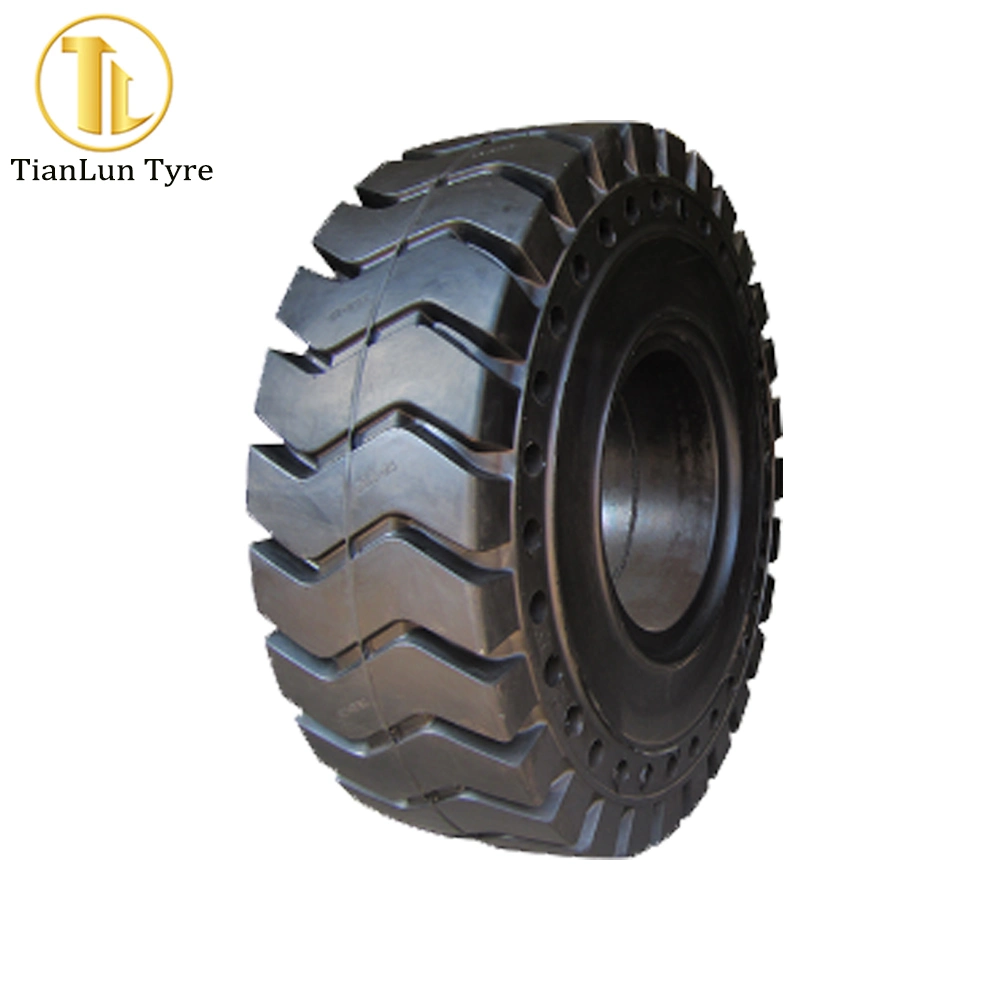 Solid Loader Tire 17.5-25 23.5-25 E3l3 Pattern Manufacturers Direct Engineering Car Solid Tires