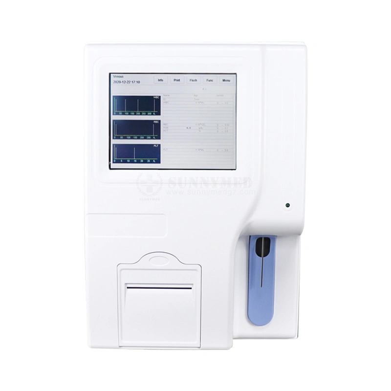 Sy-B002c Gute Qualität Auto Medical Blood Test Equipment Portable Blood Cell Count Machine Hematology Analyzer