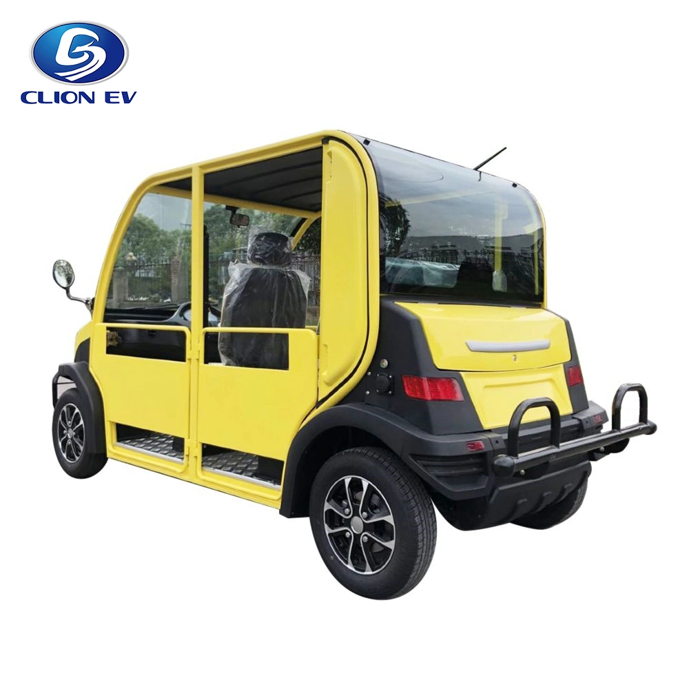 Micro 4 Seater Electric Utility Vehicle Security Patrol Car for Adults