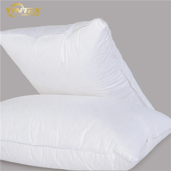 Nuevo diseño de color blanco de almohada de plumón de pato