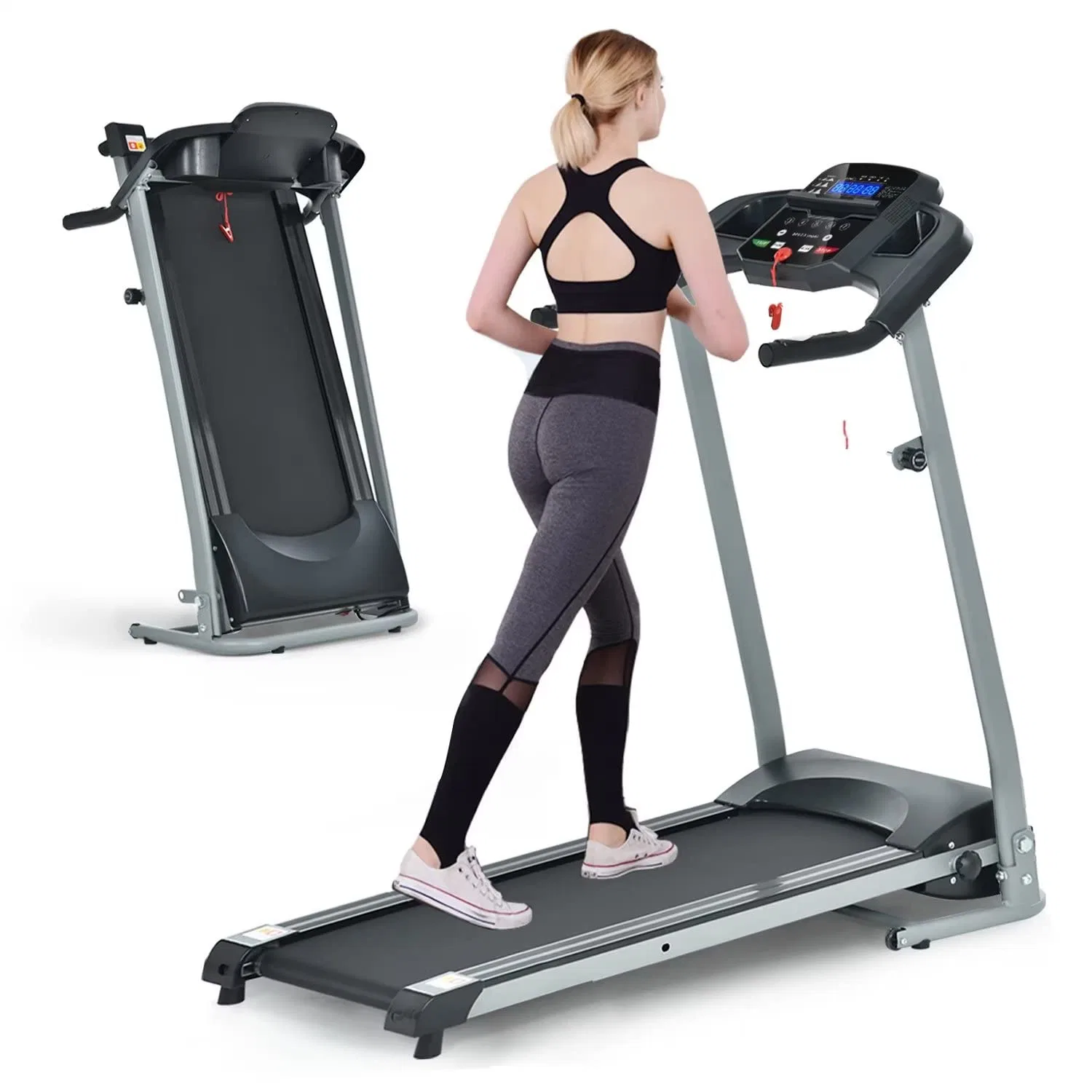 Amazon Hotsales уклоне 2.5HP портативный складной светодиодной панели дисплея Treadmills