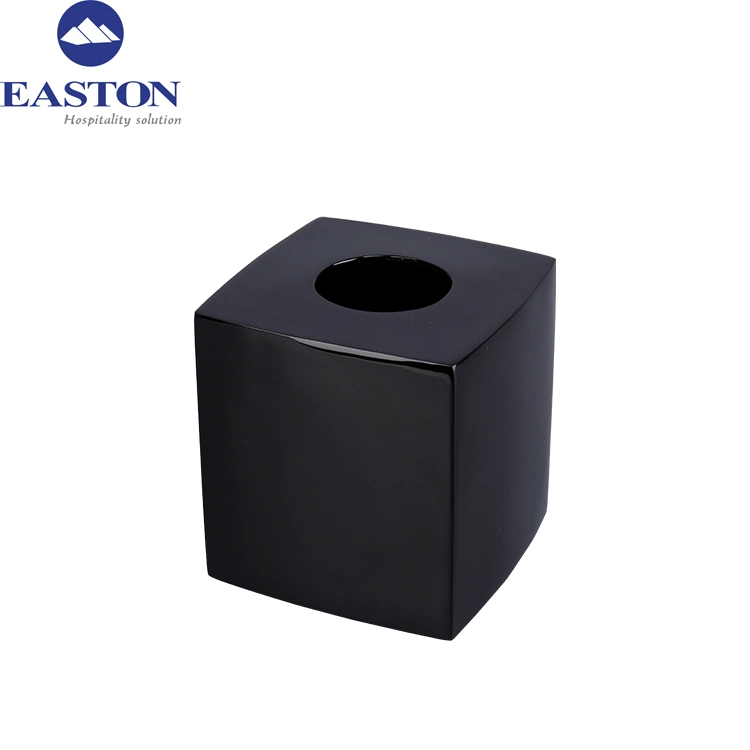 Hotel Bathroom Resin Square Tissue Box