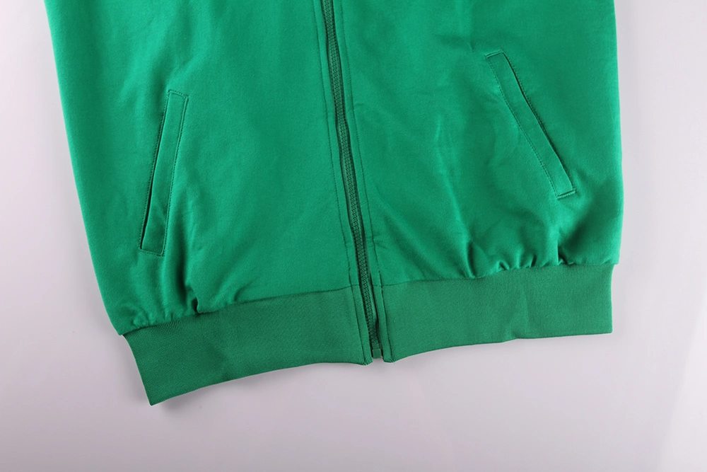 Men's Low Price High quality/High cost performance Casual Green Zip Sports Comfortable Jacket