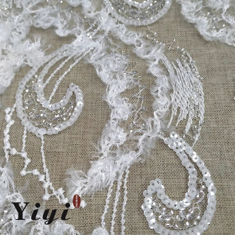 Cutton/Polyester Sequin Fashion Embroidery Charming Wedding Dress/Garment Accessories