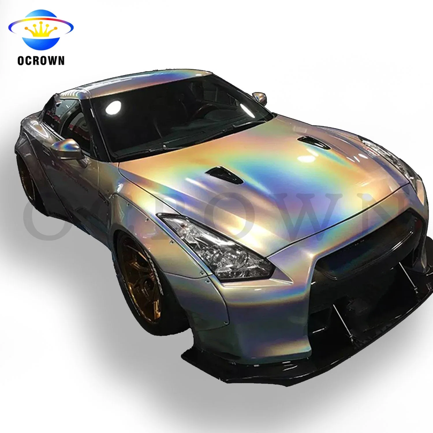 Silver Holo Glitter Plasti Coating Spray DIP Holographic Pigment with Rainbow Effect