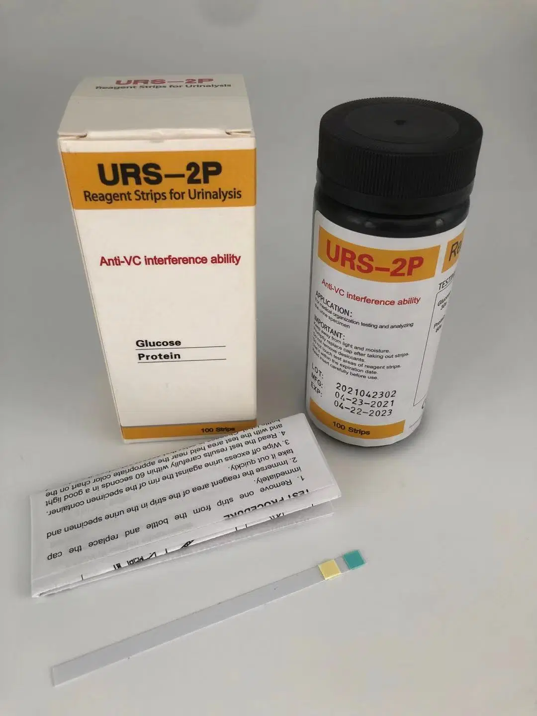 CE Certified Urinalysis Reagent Test Strips 1-14 Parameters