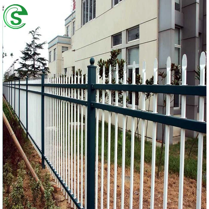 Australia Standard Steel Tubular Fence Spear Top Fencing Panel