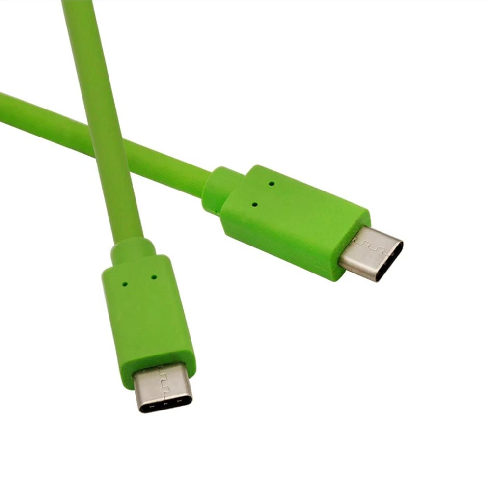 Plastic Injection PVC Braided Cable Type C to Type C USB3.1 for Android Phones Computers Devices Fast Charging Data Sync