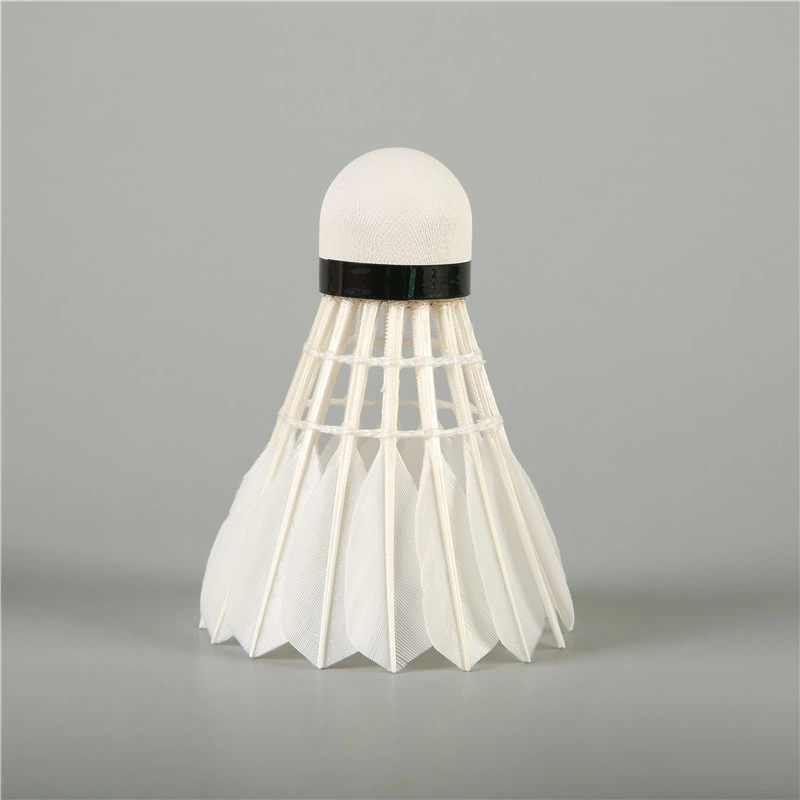 Suministro de fábrica Lingmei 70 Goose Feather Badminton shuttlecock para competición