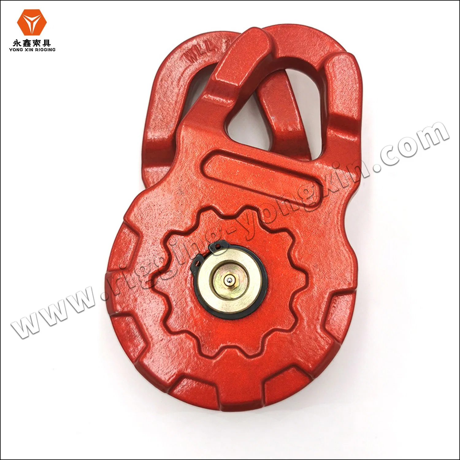 8t Heavy Duty Recovery Winch Snatch Pulley Block Steel Round Belt Wheel Is CNC, Plate Is Stamping for 4X4 Winches High Quality