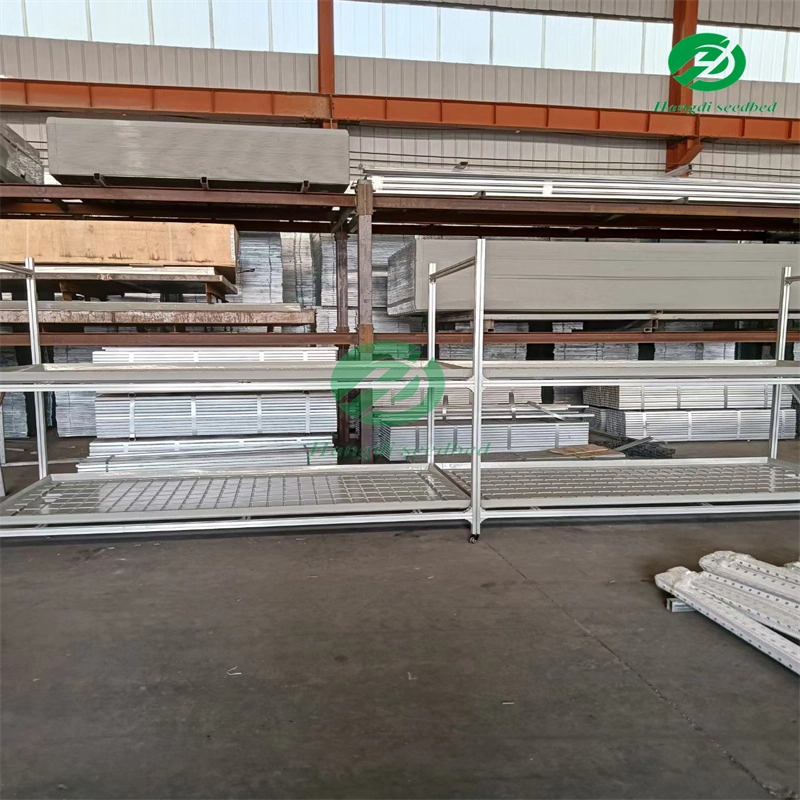 Multi Level Growing Rack System Vertical Rolling Benches with Tray for Medical Plants S3edbed Tarys