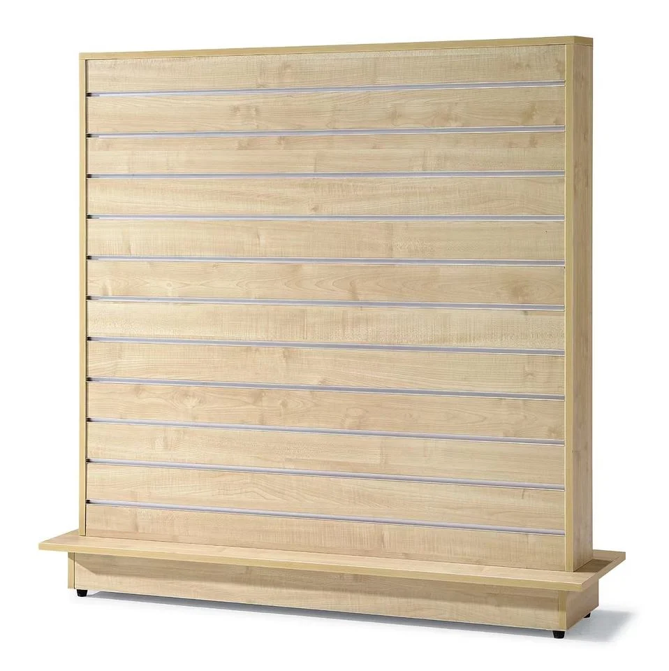 Präzise Schlitzwand Melamin MDF Slatwall Panel für Display-Ständer