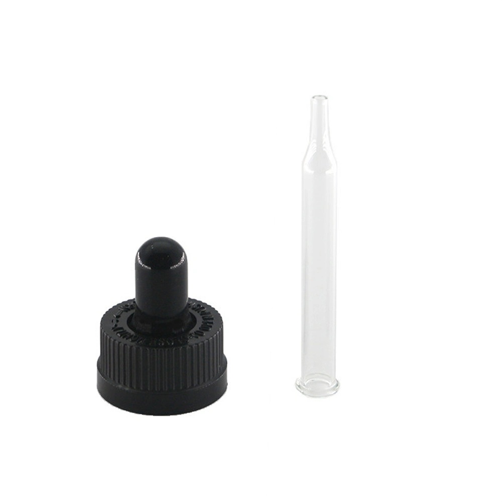 20 Teeth Full Plastic Dropper, Double Set of Press-Spin Childproof Dropper, Silicone Dingqing Glue Tip