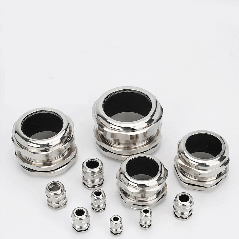 IP68 Nickel Plated Brass Metal Pg7 Copper Cable Glands