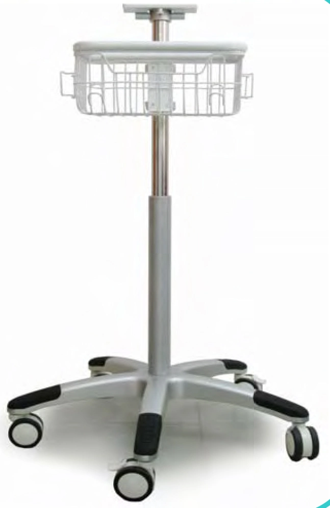 ECG Trolley Ultrasound Trolley Fixed Height Rolling Stand (Mt50-002)