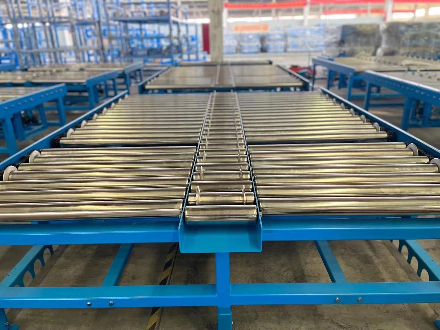 Conveyor Line Motor Driven Carbon Steel Roller Conveyor System