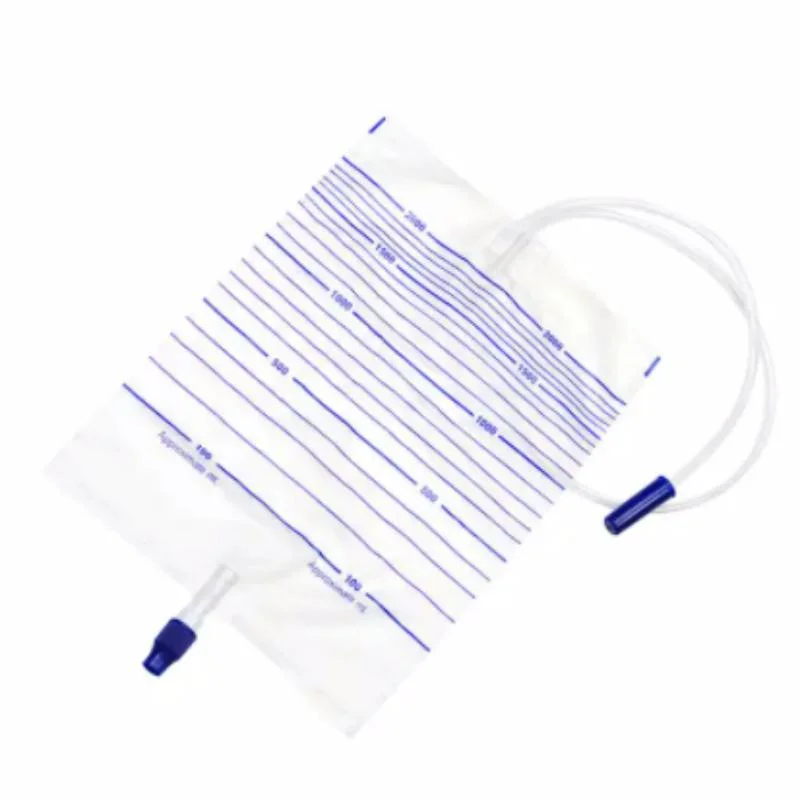 Disposable Collection Urinary Medical Plastic Peritoneal Dialysis Drainage Bags with Screw Valve