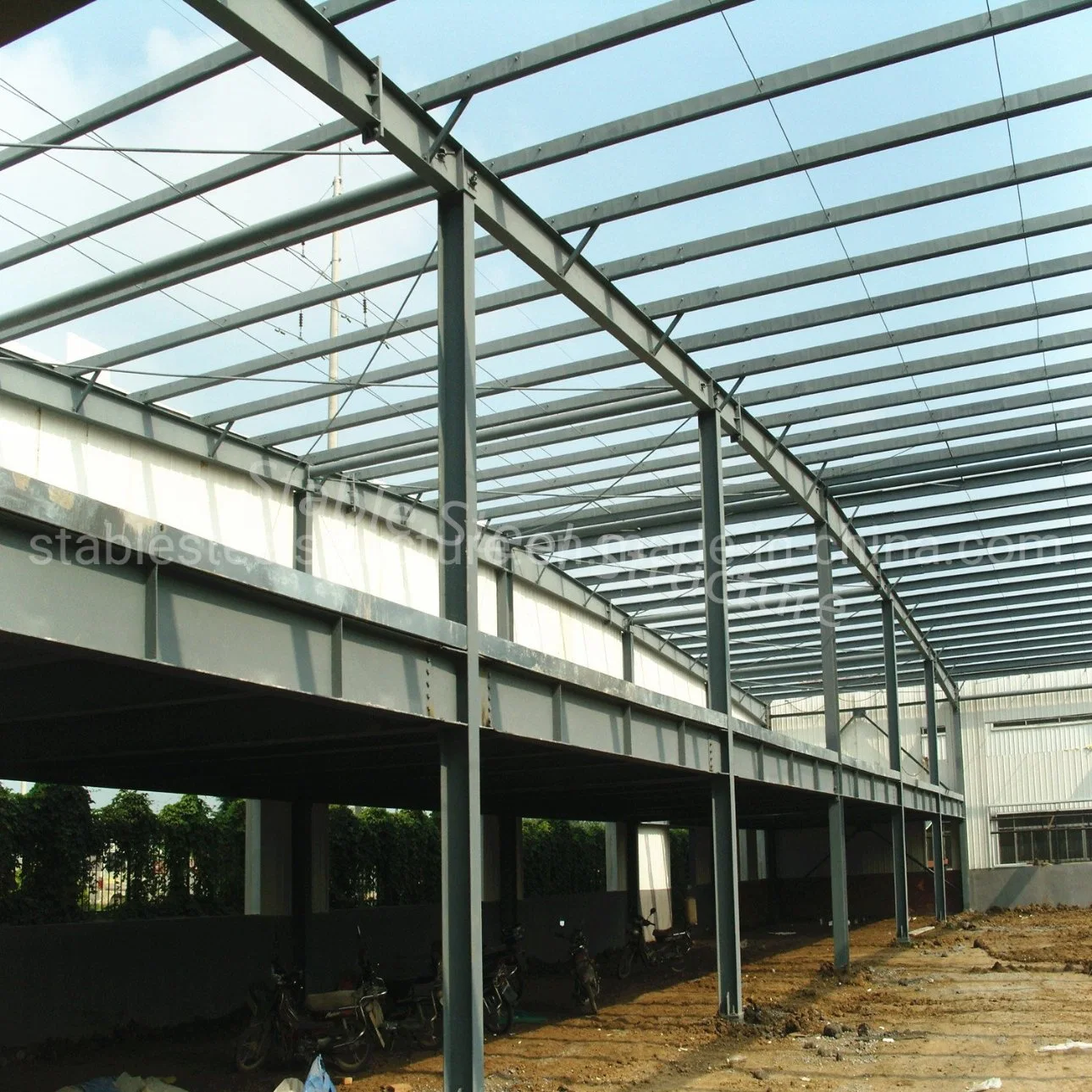 Precio de fábrica de prefabricados de acero estructural de materiales de fabricación de estructura metálica de la construcción de almacén