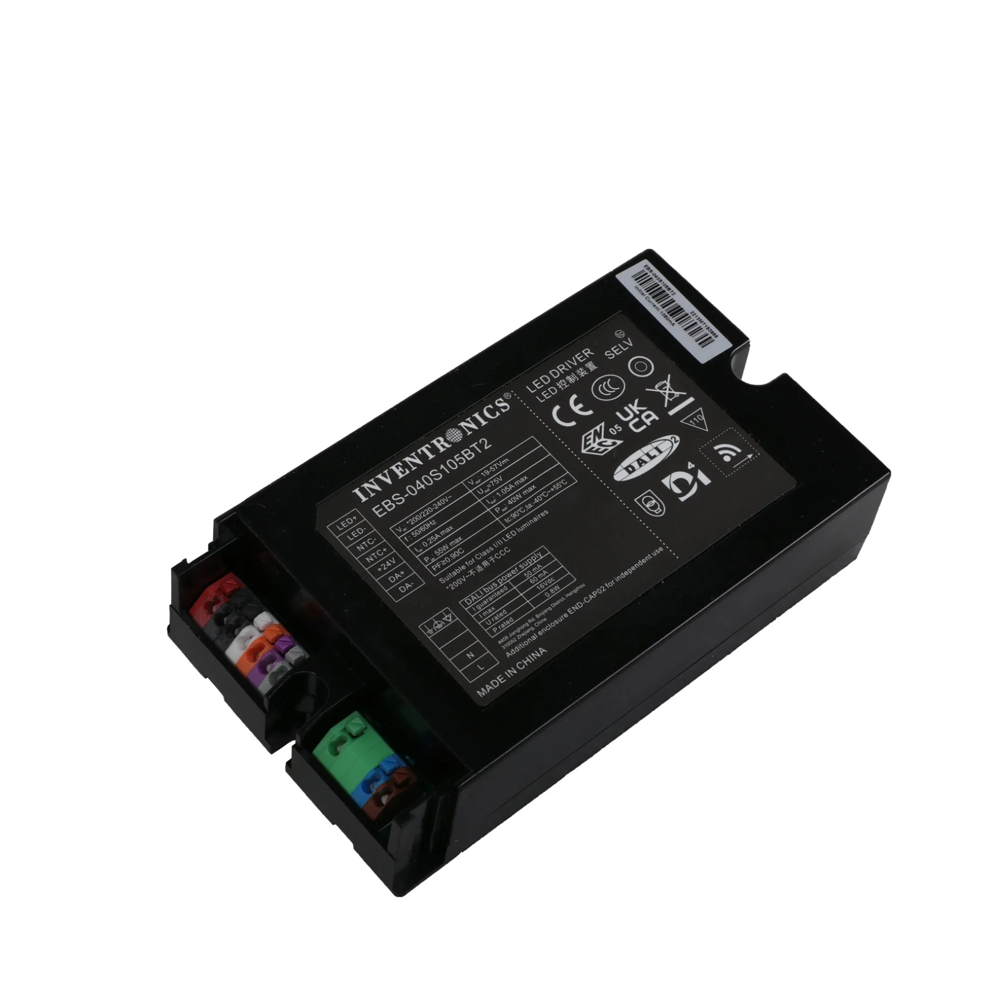 Inventronics Ebs-040s070BT2 40W de potencia constante todo el poder controlador LED regulable de 450-700mA