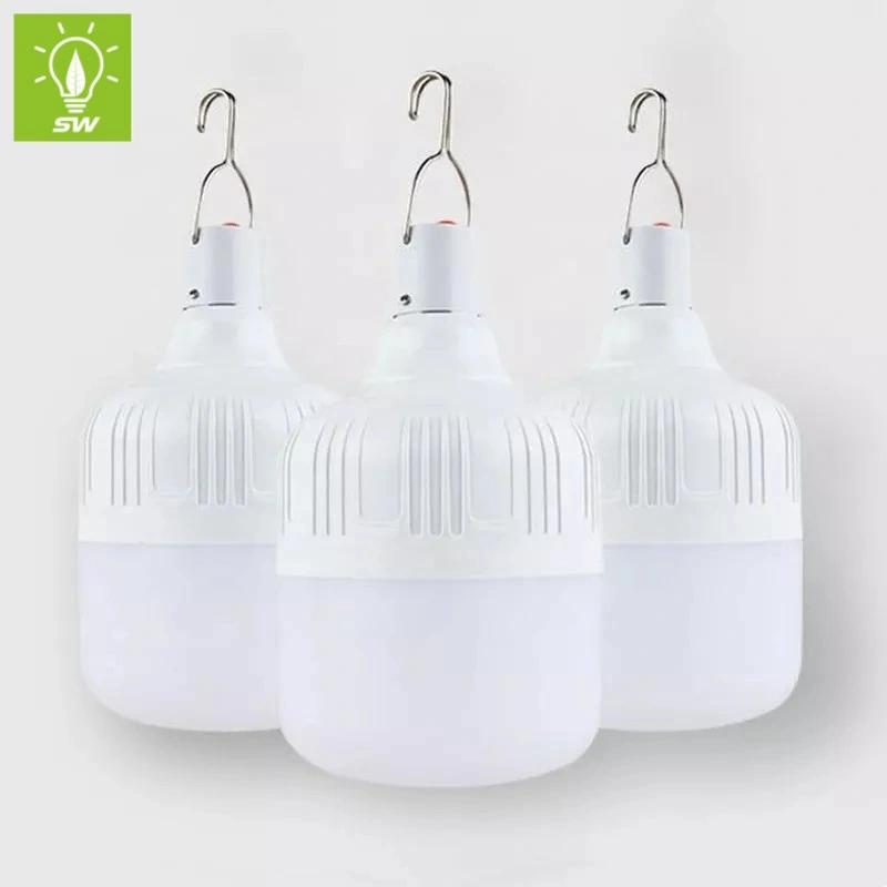 Wholesale/Supplier Price T Shape Bulb Home Lighting 20W 30W 40W 50W Rechargeable Lamp 6500K LED Emergency Light with Battery