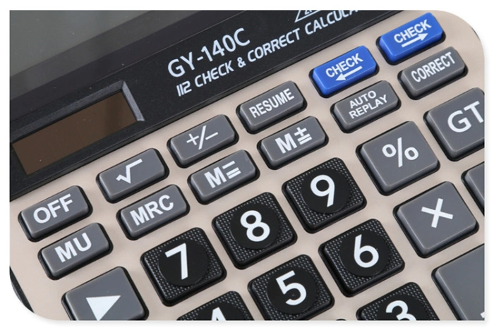 Calculatrice de bureau financier Grande calculatrice de touches