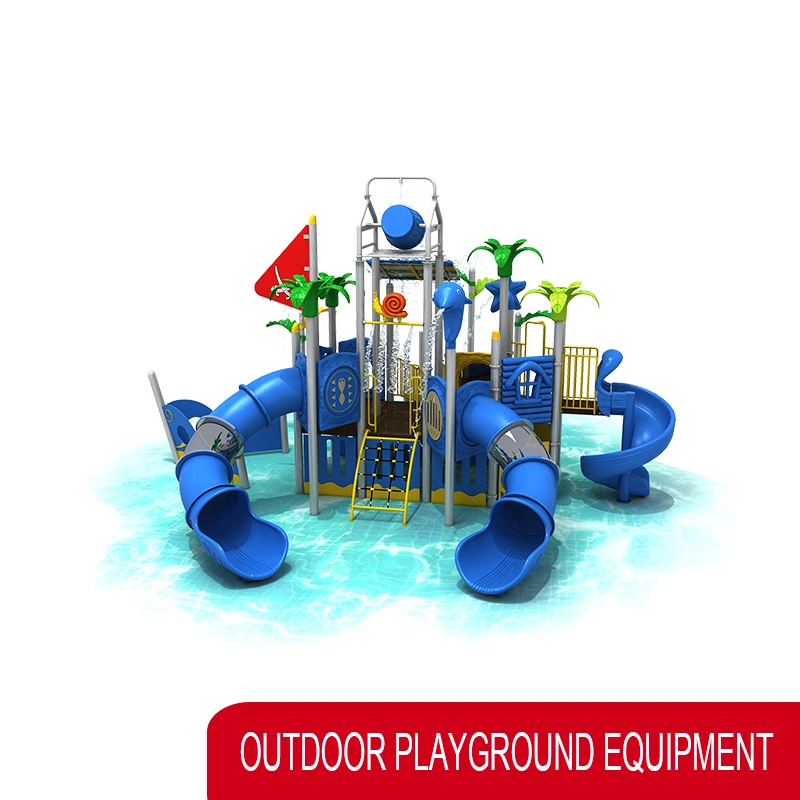 Customized Kids Play Park Plastic Water Outdoor Playground Equipment