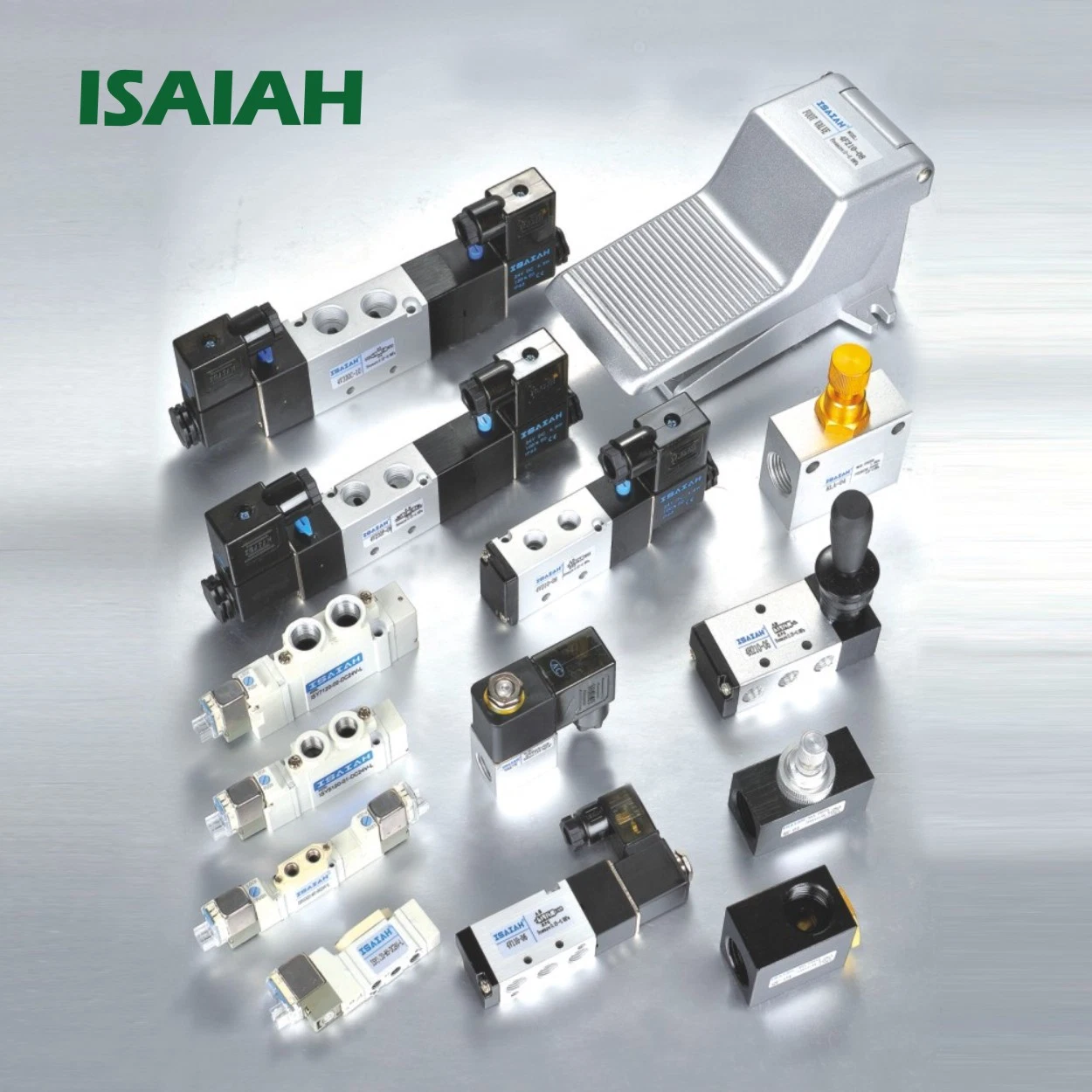 Isaiah Manufacturer Aluminum Alloy 4h Series Hand Brake Valve Pneumatic Manual Air Valve Hand Valve