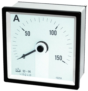 96 240&deg; Moving Instrument DC Ammeter