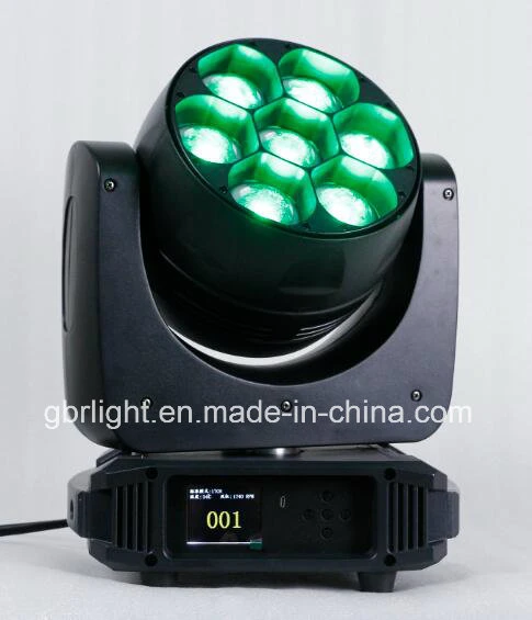 2018 Nuevo producto de venta caliente! 7X 40W LED de alta potencia RGBW lavar moviendo la cabeza / etapa haz zoom LED de iluminación