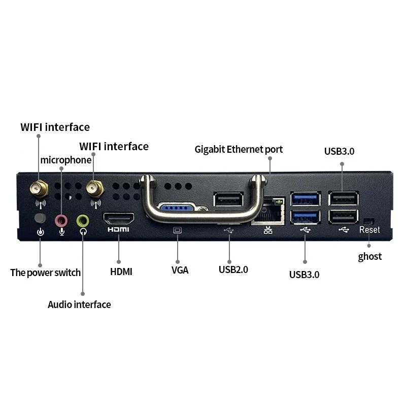 Yowxii Intel CPU I3 I5 I7 2-й 3-й 4-й 6-й 8-е поколение Windows 7 10 ОЗУ 4 ГБ 8 ГБ 16 ГБ И мини-ПК с отсоединяемым жестким диском емкостью 128 ГБ, 256 ГБ, 1 тб ЭБУ OPS