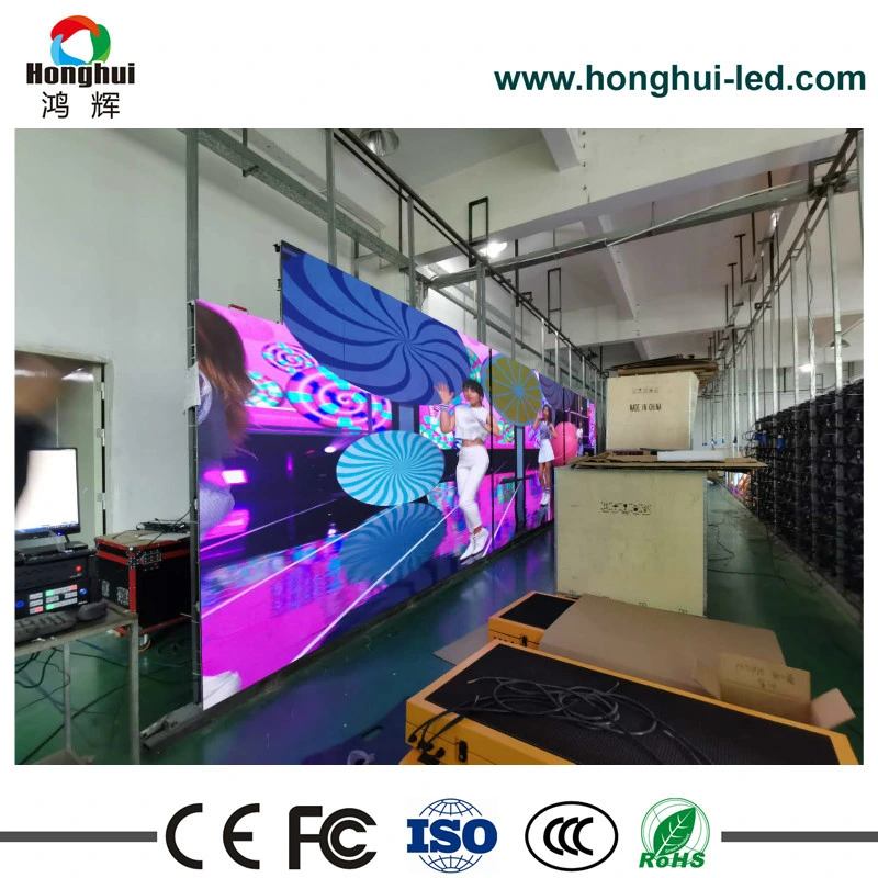 Indoor Curved P2.976 Rental LED Video Display for Stage Concert LED Video Wall 500mmx500mm Cabinet