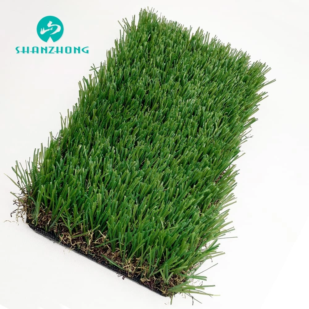 Outdoor Landscape Garden Grass Anti-UV C Type SGS Certification Artificial Lawn Plant