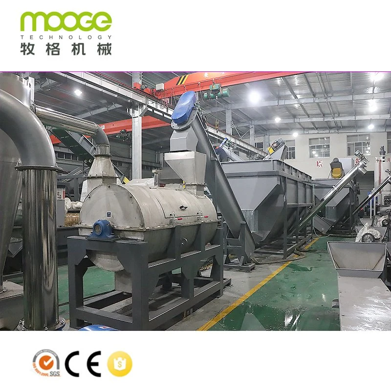 HDPE Recycle Plastic Equipment For Bottles PP Container Recycling Washing Line