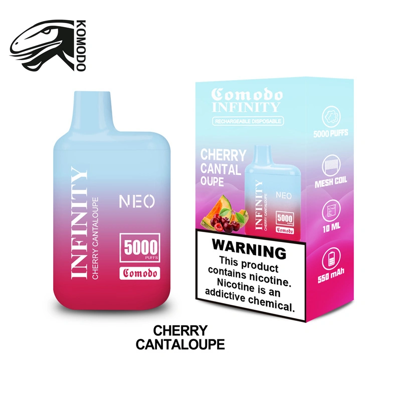 Komodo Infinity 5K Puffs Disposable/Chargeable Vape E-Garette for Wholesale/Supplier