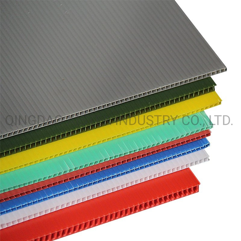 2-12mm Plastic Corrugated Sheets for Protection Printing Packing