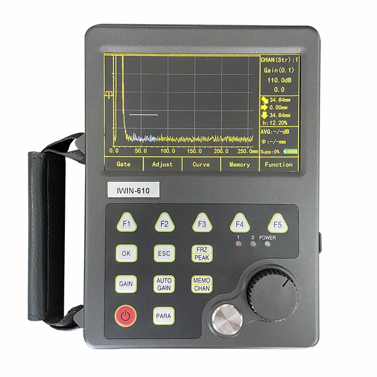 Detector de defectos ultrasónicos de detección de soldadura digital