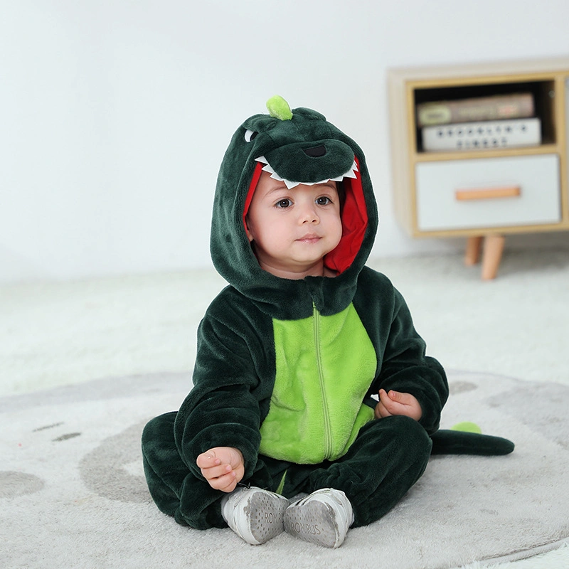 Baby Infant Boys Girls Winter Hooded Warm Jumpsuit Outerwear