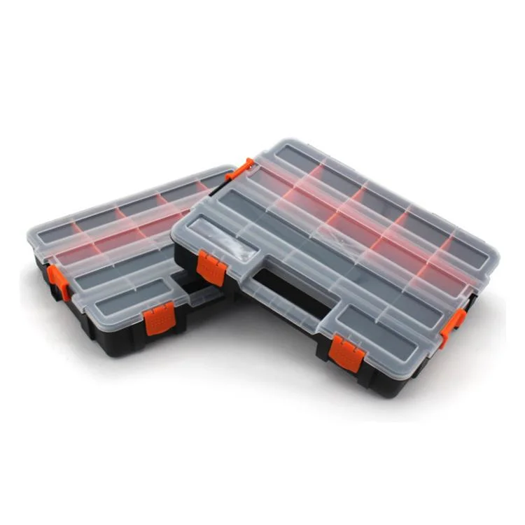 Storage Caja apilable de plástico multicapa Caso de la caja de herramientas
