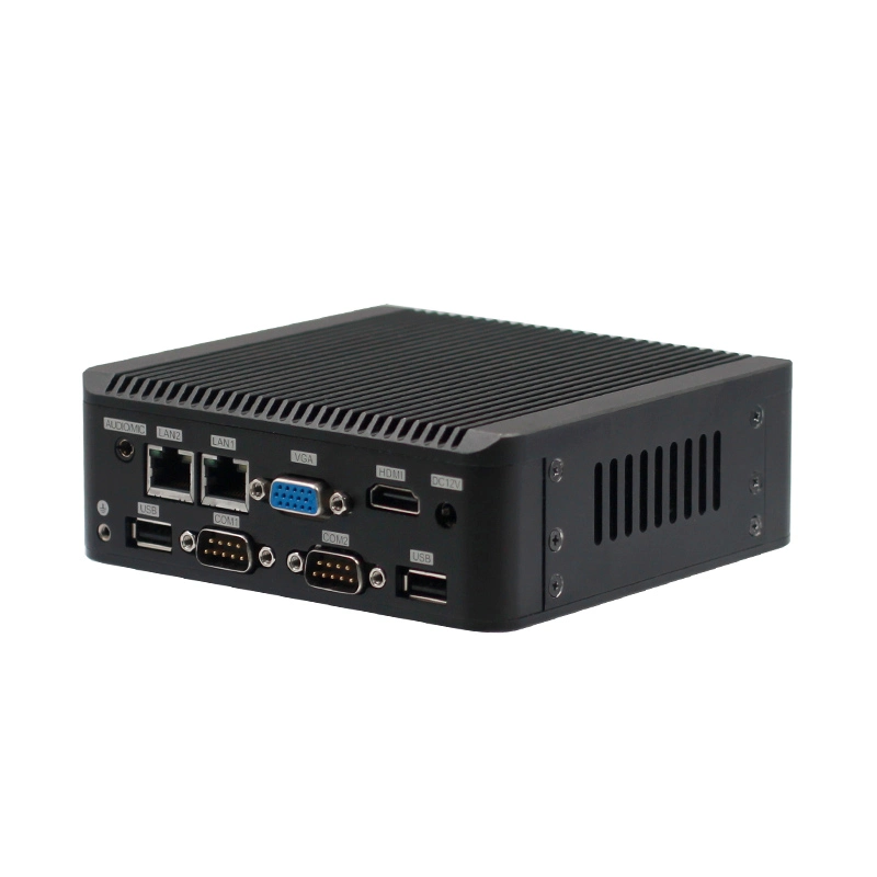 Fanless Mini Computer J4125 DDR4 SATA 4USB2.0 2COM Industrial Fanless PC 2LAN I225 2USB3.0 HD VGA Industrial PC