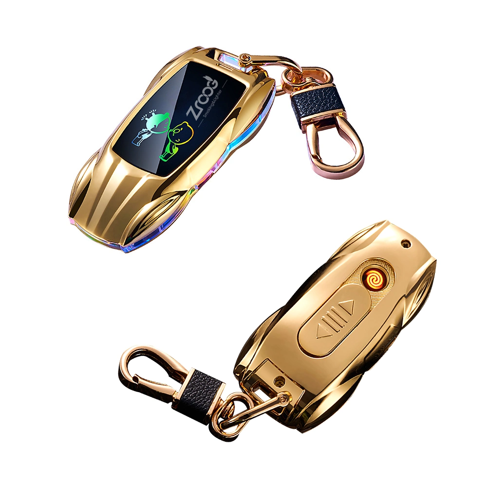 Newest Scorpion Lighter with Keychain Flash Light USB Lighter Flameless Electric Double Arc LED Light up