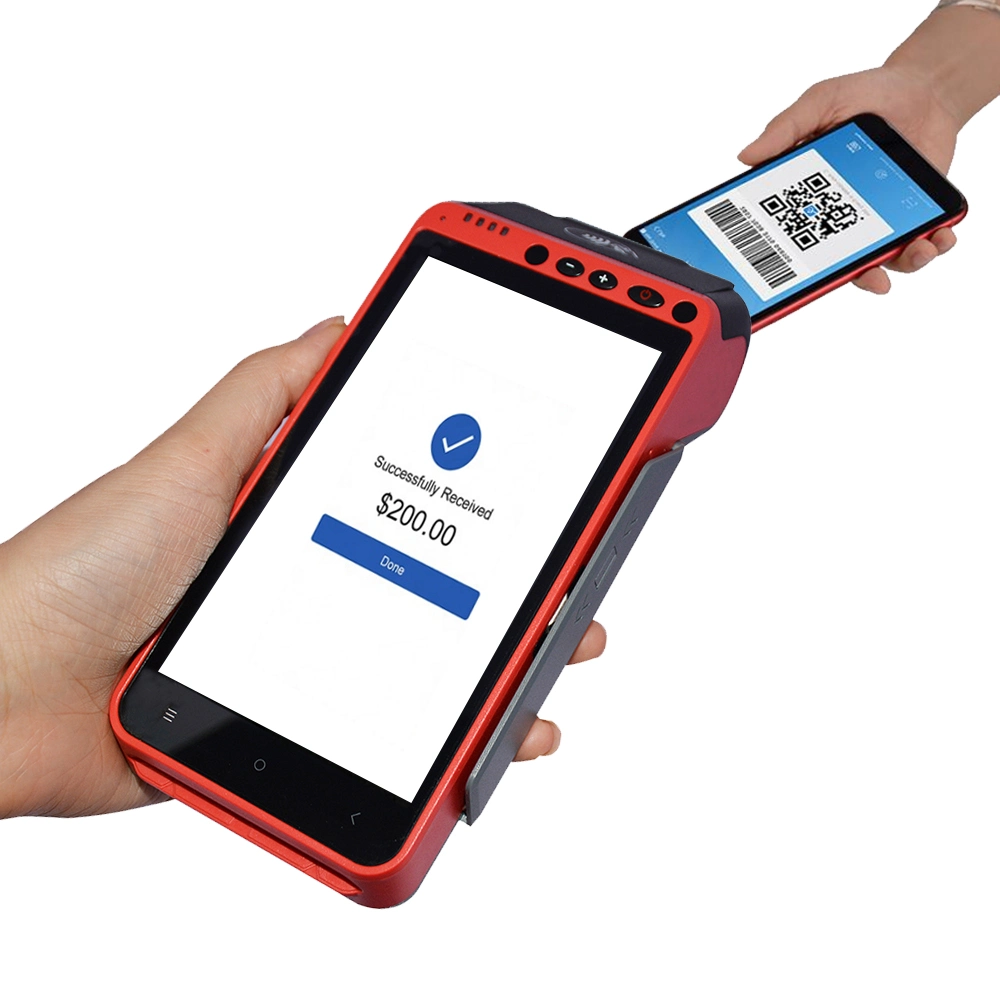 Handheld 4G Kasse EMV Smart POS Terminal mit Wireless Zahlungs-Kioske Andriod7 (HCC-Z100)