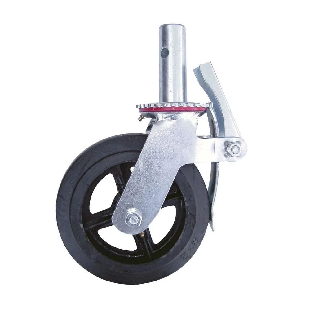 6 Inch 8 Inch Scaffolding Caster Wheel with Brake for Mobile Scaffold System