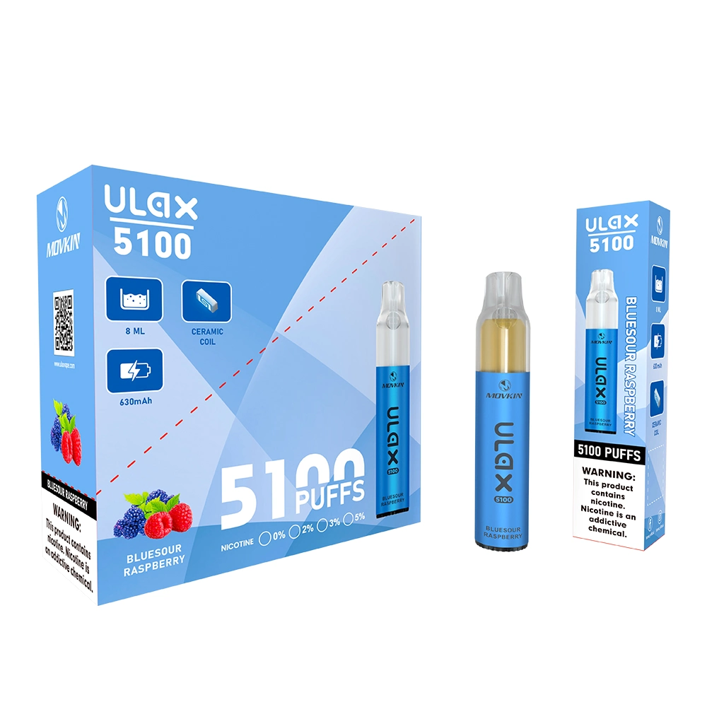 Großhandel 10ml E CIGS Fumot Vape 5100 Puffs mit Keramik Ulax 5100 Einwegvape Spule