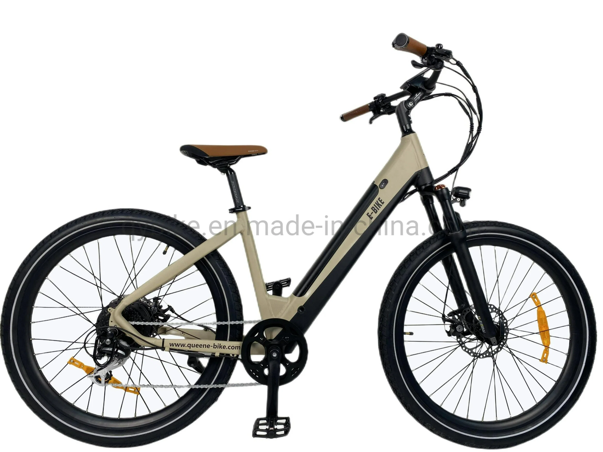 Queene 26inch Bafang Motor Long Distance Ebike City Electirc Bicycle with CE Certificate