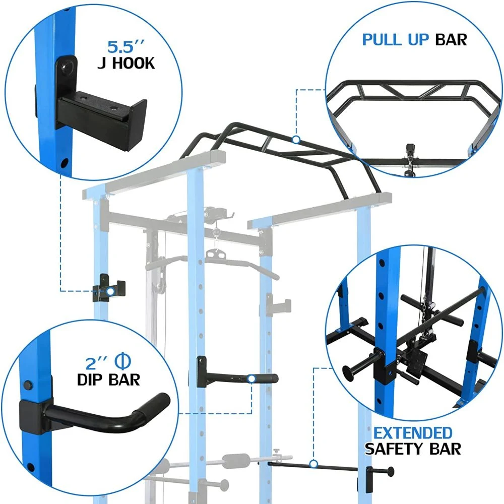 Wholesale/Supplier Home Use Multi-Functional Trainer Gym Fitness Equipment Power Rack & Smith Machine