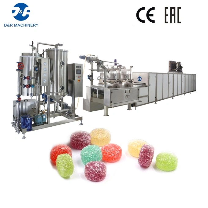 Cola Flavor Gummy Jelly Candy Depositing Line Forming Machine