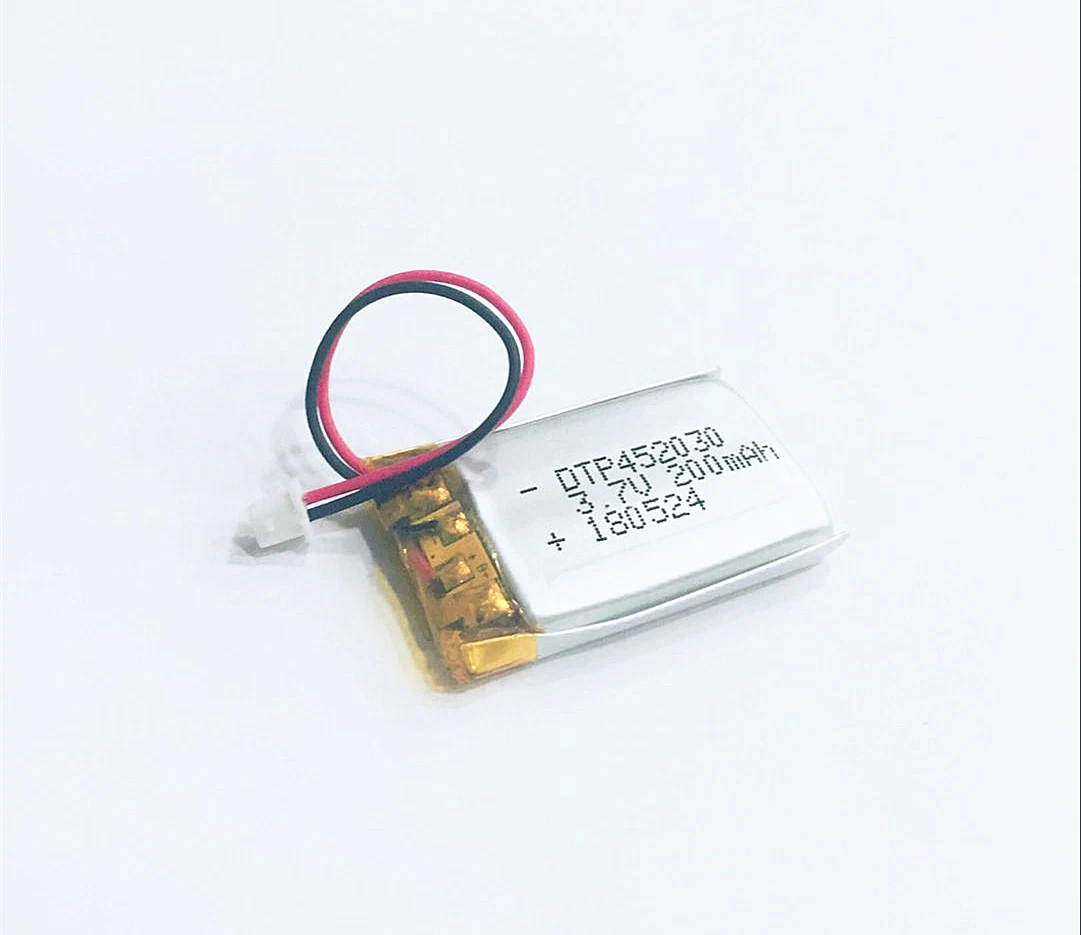 Digital Camera Lithium Polymer Battery Dtp402030 3.7V 200mAh with Kc/IEC62133